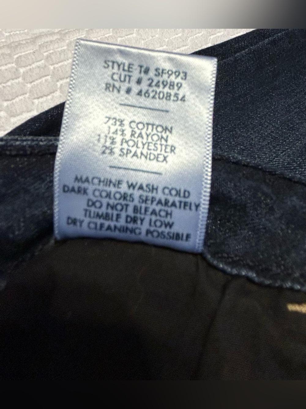 Just Black Flare Jeans Size 29 LONG 33-34” Inseam Black - Picture 3 of 6